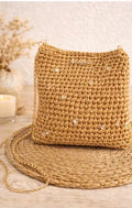 Bolso Personalizado de seda Hecho a Mano | Bolso Boho Chic con Nombre | Bandolera Artesanal Estilo Ibiza | Regalo Personalizado Mujer